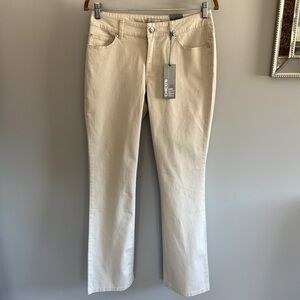 Chico's Cream Straight-Leg Pants